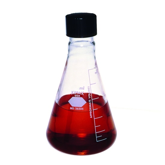 MATRAZ ERLENMEYER TAPON ROSCA ROSCA 1LT